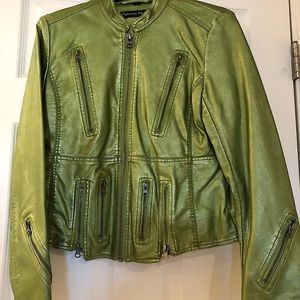 Women’s moto lamb jacket
